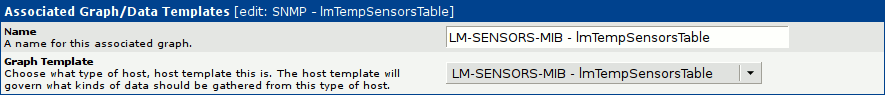 Figure depicting Associating the Graph Template with the Data Query (Step 2)