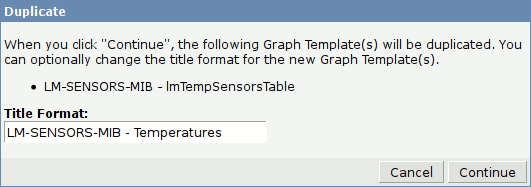 Figure depicting Duplicating a Graph Template