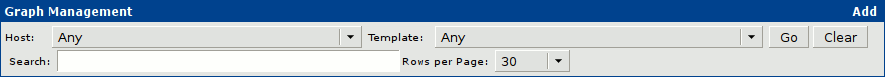 Figure depicting The Graph Management page